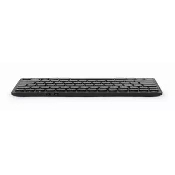 Tastatūra Gembird KB-BTRGB-01-DE Universāla Bluetooth QWERTZ Vācu Melna
