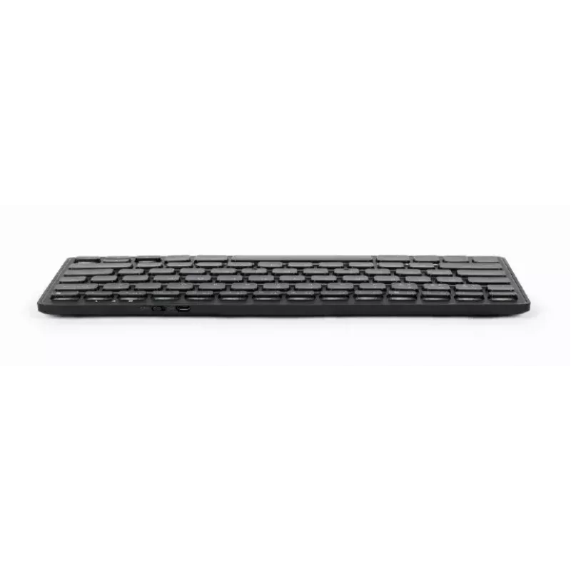 Tastatūra Gembird KB-BTRGB-01-DE Universāla Bluetooth QWERTZ Vācu Melna