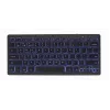 Tastatūra Gembird KB-BTRGB-01-DE Universāla Bluetooth QWERTZ Vācu Melna