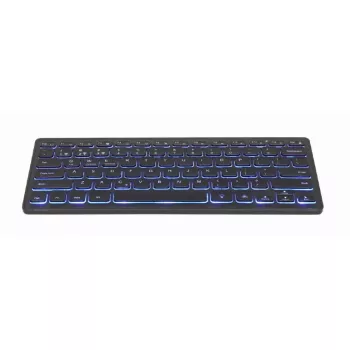 Tastatūra Gembird KB-BTRGB-01-DE Universāla Bluetooth QWERTZ Vācu Melna