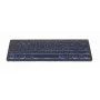 Tastatūra Gembird KB-BTRGB-01-DE Universāla Bluetooth QWERTZ Vācu Melna