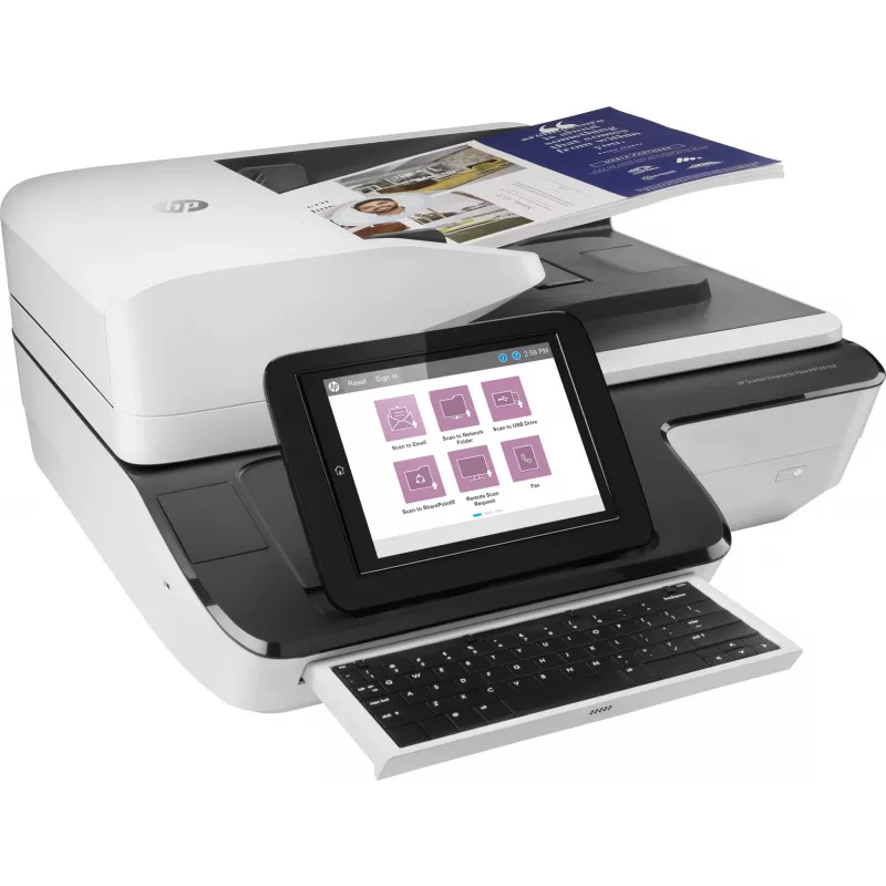 HP Scanjet Enterprise Flow N9120 fn2 plakanvirsmas un ADF skeneris 600 x 600 DPI A3 melns, balts