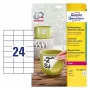 Pašlīmējošā printera etiķete AVERY L4718REV-20