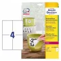 Pašlīmējošā printera etiķete Avery L4719REV-20