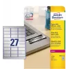 Pašlīmējošā etiķete Avery L6011-20 Noapaļots taisnstūris