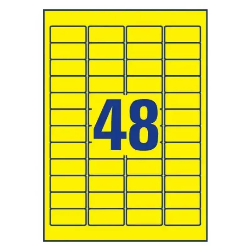 Pašlīmējoša etiķete, taisnstūrveida, Avery L6103-20