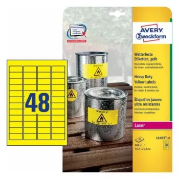 Pašlīmējoša etiķete, taisnstūrveida, Avery L6103-20