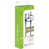 USB kabelis Schwaiger LKU 100 1,5 m USB 2.0 A Micro-USB B melns sudrabains