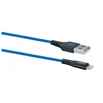 Mobilā tālruņa kabelis Schwaiger LPRO440 501 USB A Lightning 1.2 m Zils