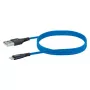 Mobilā tālruņa kabelis Schwaiger LPRO440 501 USB A Lightning 1.2 m Zils