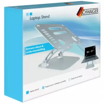 Laptop stand Schwaiger LPS1720 513 Silver Aluminium 50.8 cm