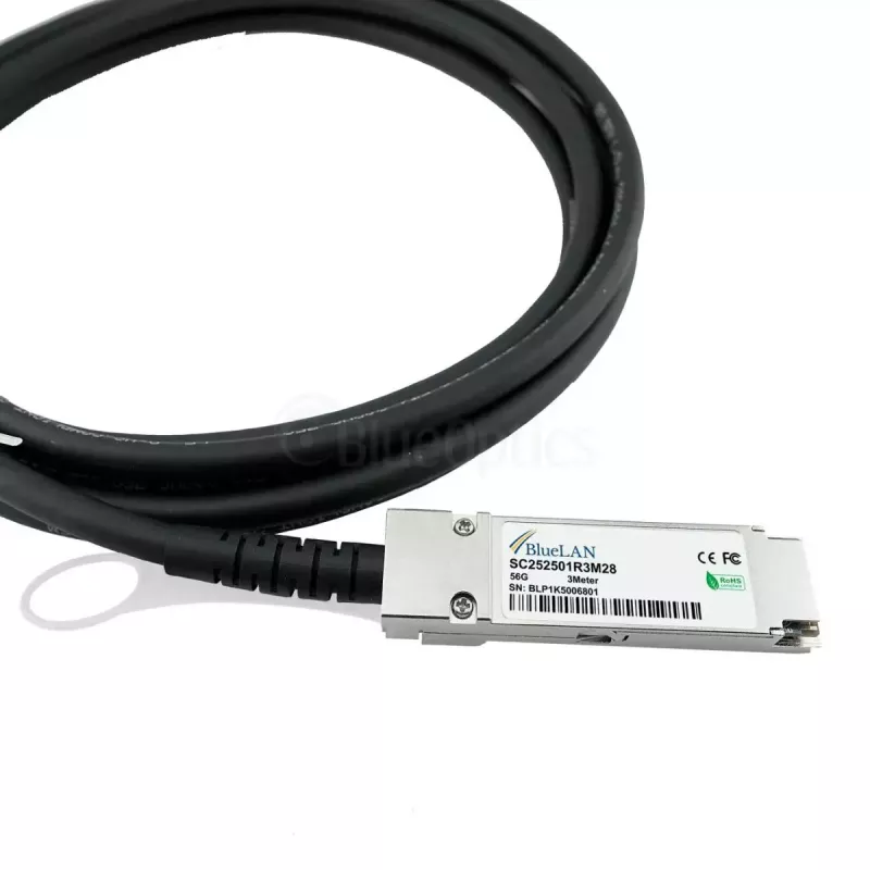 InfiniBand/optiskais šķiedras kabelis BlueOptics MC2207130-002 2 m QSFP vīr./vīr.