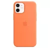 Vāciņš Apple iPhone 12 mini Silikona futrālis ar MagSafe Kumquat