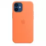 Vāciņš Apple iPhone 12 mini Silikona futrālis ar MagSafe Kumquat