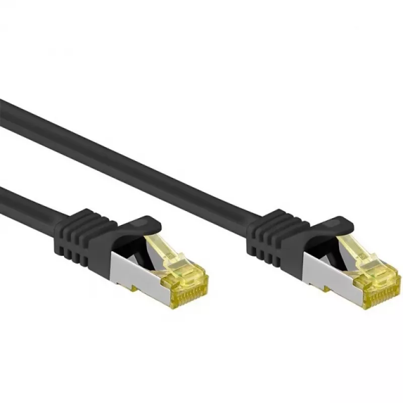 Techly ICOC R7-7SS-300-BK tīkla kabelis Melns 30 m Cat7 S/FTP (S-STP)