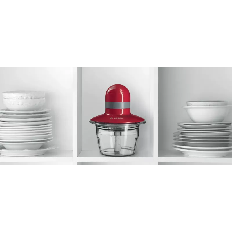 Bosch MMR08R2 elektriskais virtuves kombains 0.8 L 400 W Pelēks, Sarkans