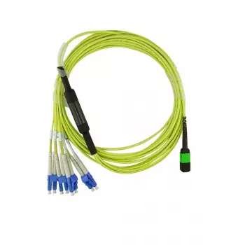 Tīkla kabelis BlueOptics MTP-4LC-S7.5M-BO 4x LC InfiniBand 7.5 m zaļš