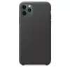 Apple iPhone 11 Pro Max ādas maciņš melnā krāsā