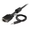 StarTech.com 5m Coax High Resolution Monitor VGA Video kabelis with Audio HD15 M/M