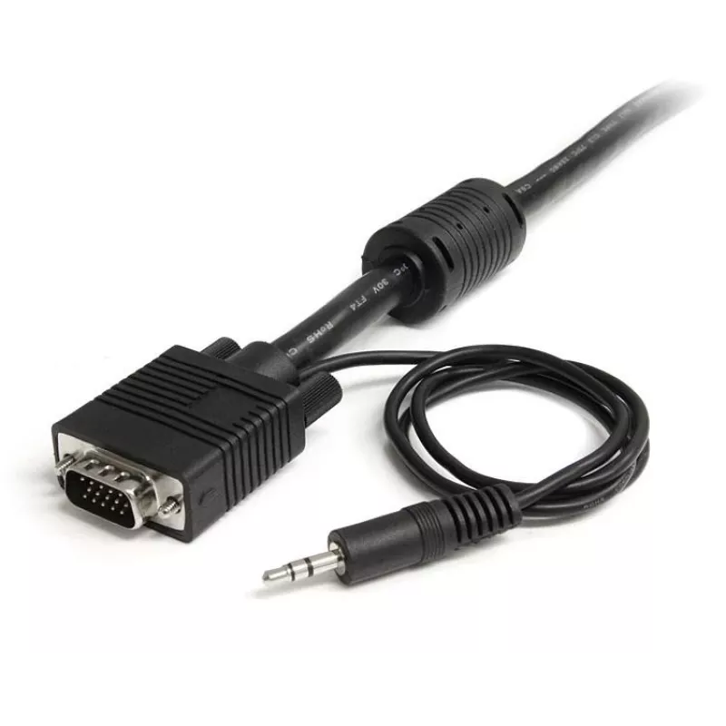 StarTech.com 5m Coax High Resolution Monitor VGA Video kabelis with Audio HD15 M/M