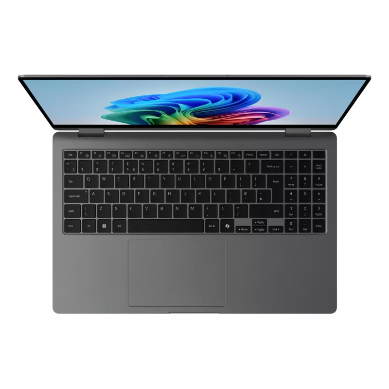 Samsung Galaxy Book5 360 Copilot+ PC Intel Core Ultra 7 258V klēpjdators 39,6 cm (15,6 collu) skārienekrāns Full HD 32 GB LPDDR5x-SDRAM 1 TB SSD Wi-Fi 7 (802.11be) Windows 11 Home pelēks