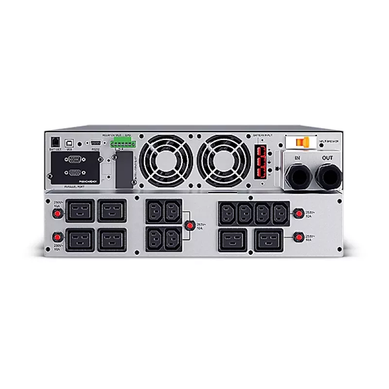 CyberPower OLS4KERT4UA-IEC nepārtrauktās barošanas avots (UPS) Dubultās pārveidošanas (Online) 4 kVA 3800 W 15 maiņstrāvas kontaktligzdas