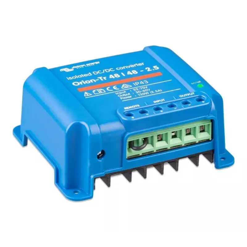 DC-DC pārveidotājs Victron Energy Orion-Tr 48/48-2.5A 120 W — izolēts 48 V uz 48,2 V