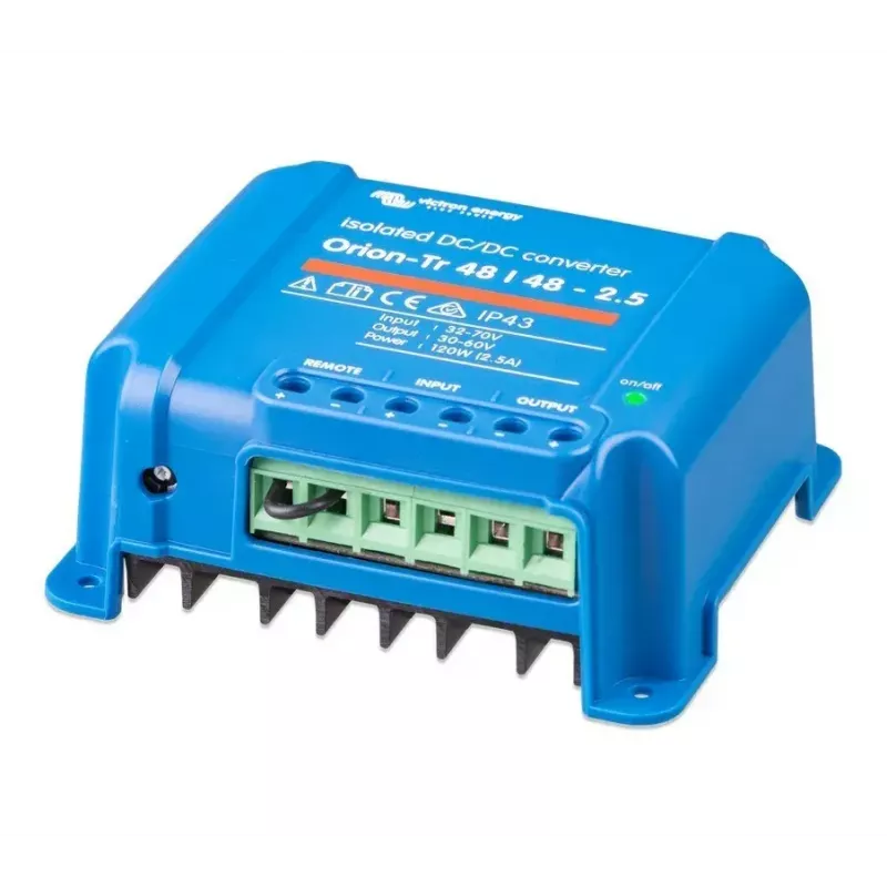 DC-DC pārveidotājs Victron Energy Orion-Tr 48/48-2.5A 120 W — izolēts 48 V uz 48,2 V