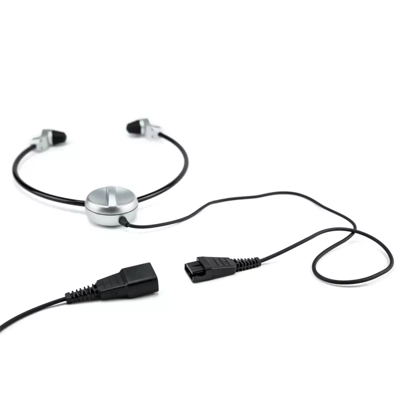Grundig Swingphone 568 austiņas vadu ar zoda stiprinājumu melnas, sudrabotas