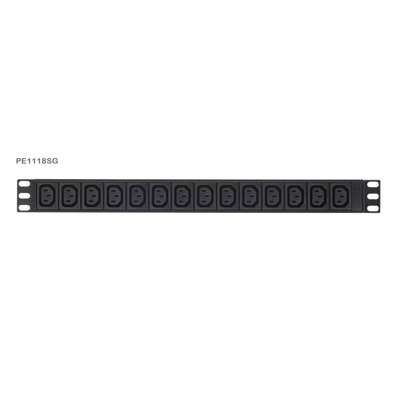 Pamata mērīšanas PDU ATEN PE1118SG 1U 18 AC kontaktligzdas ar pārsprieguma aizsardzību