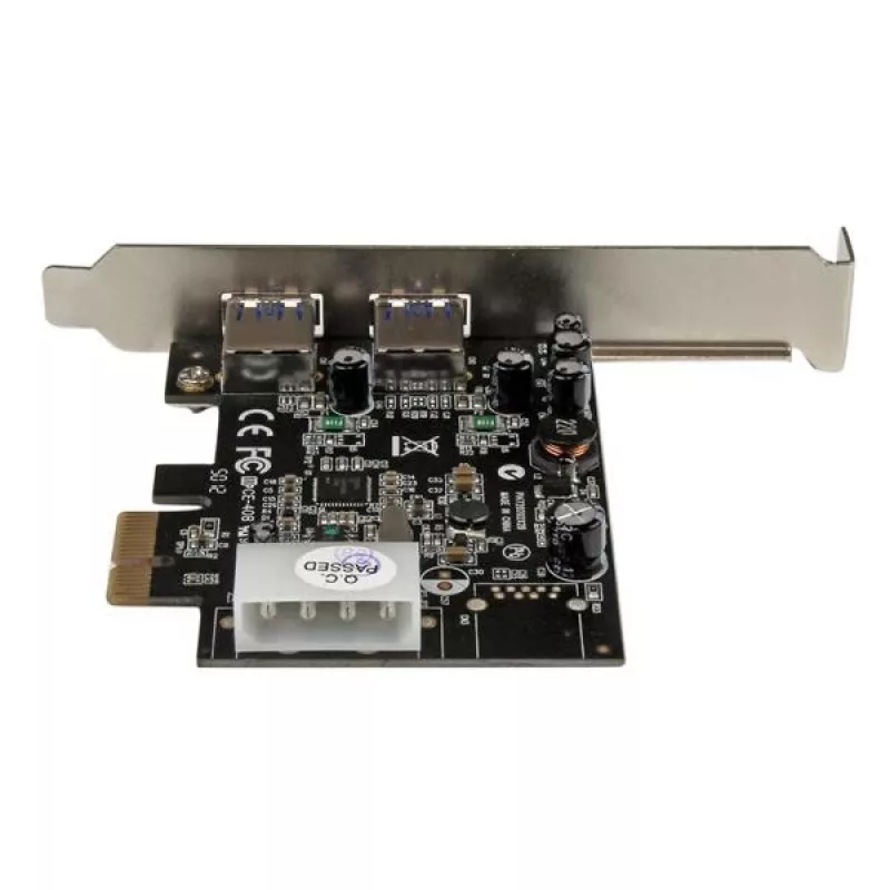 StarTech.com 2 portu PCI Express (PCIe) SuperSpeed USB 3.0 kartes adapteris ar UASP - LP4 barošanu