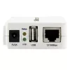 StarTech.com 1 porta USB bezvadu N tīkla drukas serveris ar 10/100 Mbps Ethernet portu - 802.11 b/g/n