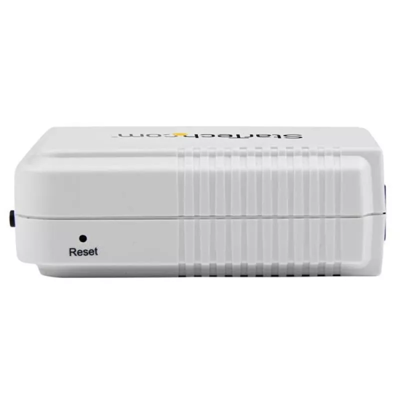 StarTech.com 1 porta USB bezvadu N tīkla drukas serveris ar 10/100 Mbps Ethernet portu - 802.11 b/g/n
