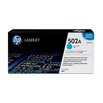 HP 502A Cyan Original LaserJet Tonera kasetne, 4000 lapas, Ciāna, 1 gab.