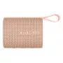 Stereo portatīvais skaļrunis Xiaomi Sound Pocket rozā — 5 W RMS, Bluetooth bezvadu, 1000 mAh Li‑Ion akumulators