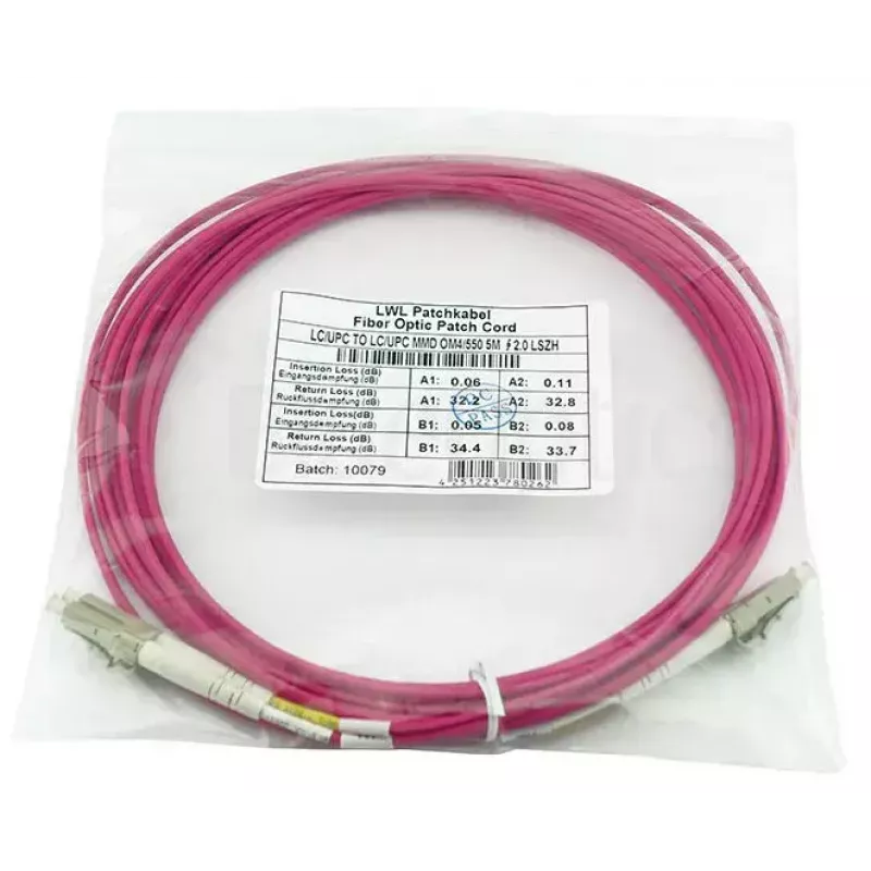 BlueOptics QK736A-BO InfiniBand optiskās šķiedras kabelis 30 m LC Violeta
