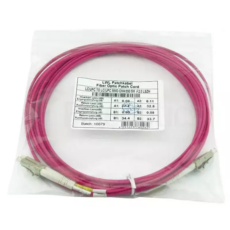 BlueOptics QK737A InfiniBand optiskās šķiedras kabelis 50 m LC OM4