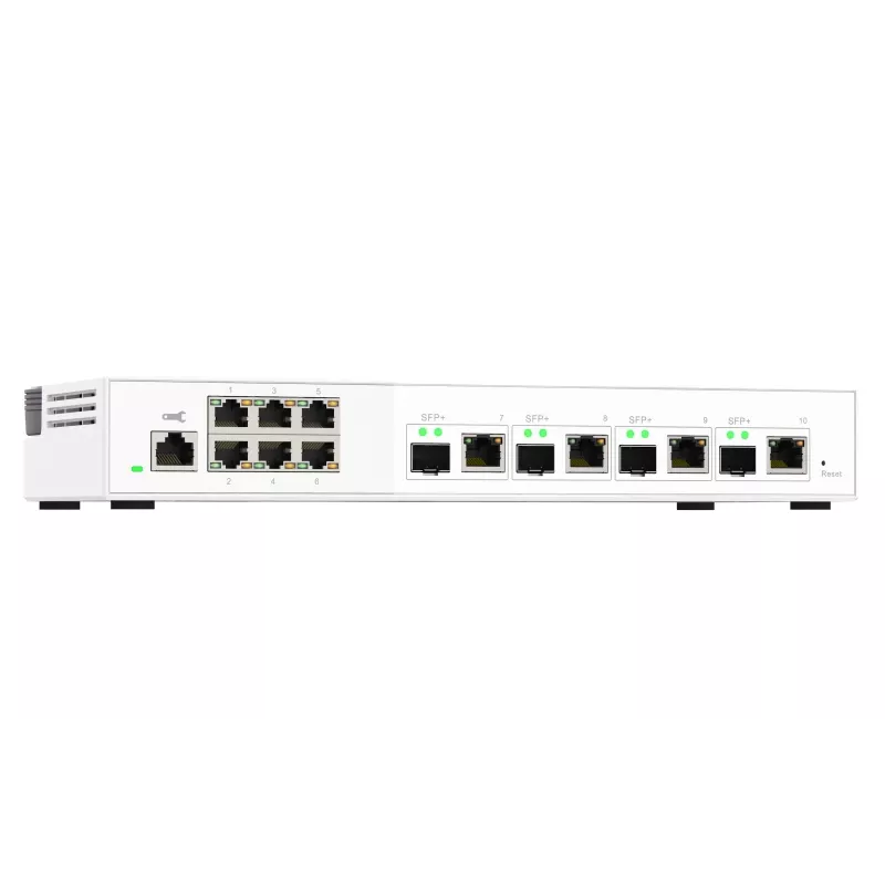QNAP QSW-M2106-4C tīkla slēdzis Pārvaldāms L2 2.5G Ethernet (100/1000/2500) Balts