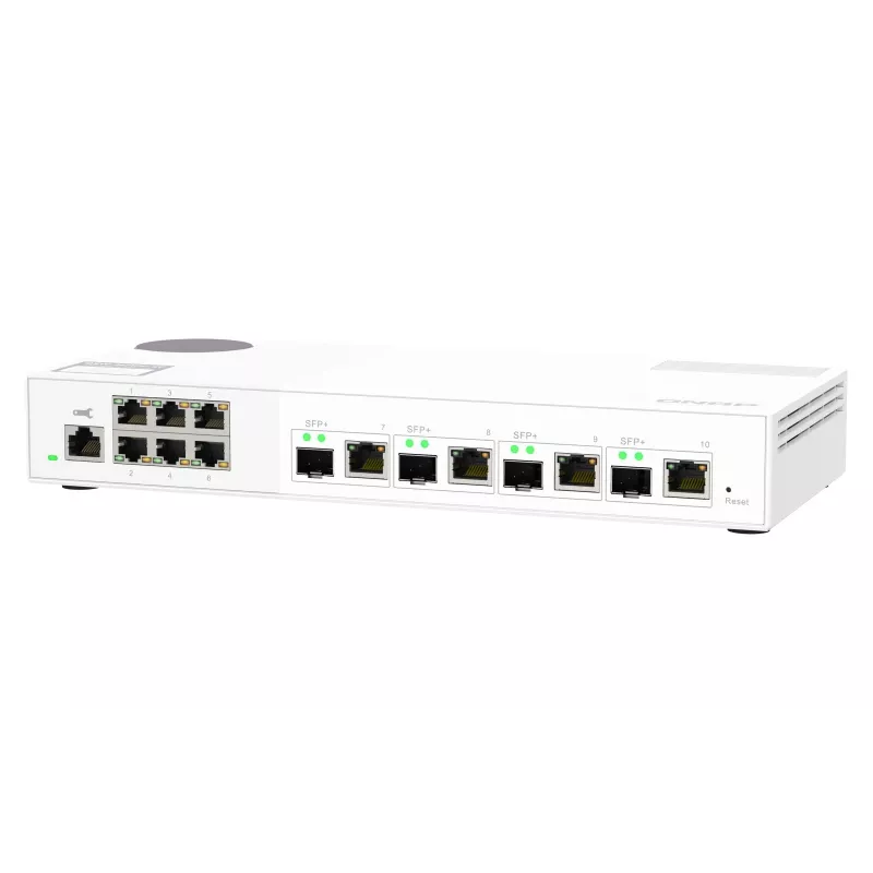 QNAP QSW-M2106-4C tīkla slēdzis Pārvaldāms L2 2.5G Ethernet (100/1000/2500) Balts