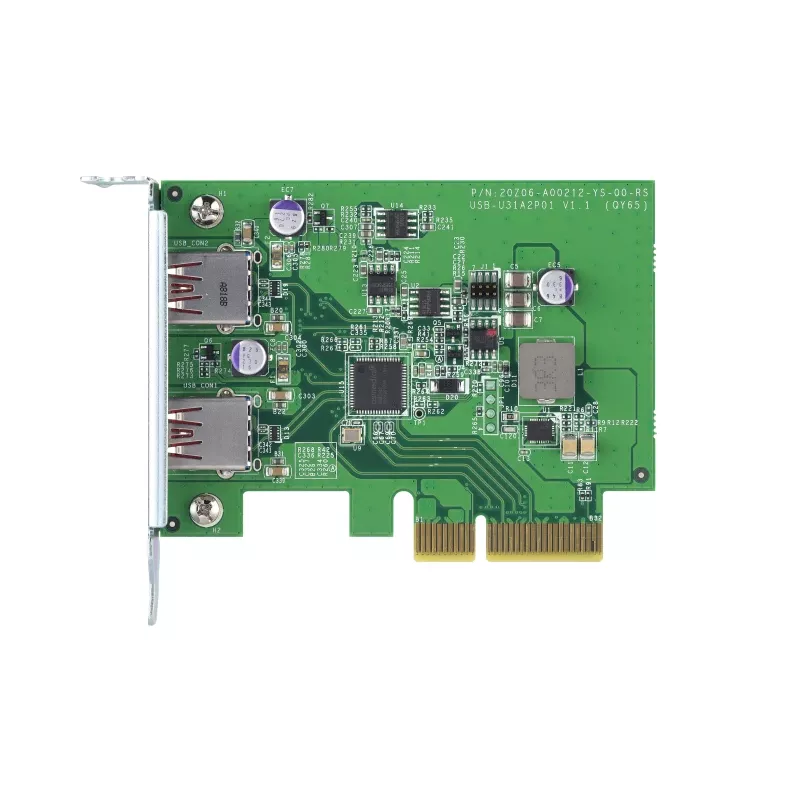 QNAP QXP-10G2U3A interfeisa kartes/adapteris Iekšējais USB 3.2 Gen 2 (3.1 Gen 2)