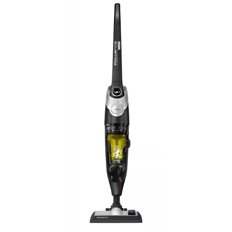 Rowenta RH8155WA vertikālais putekļsūcējs/elektriskā slota ar vadu Sausā Ciklonisks Bezmaisa 0,9 L 750 W Melns, Sudraba, Dzeltens
