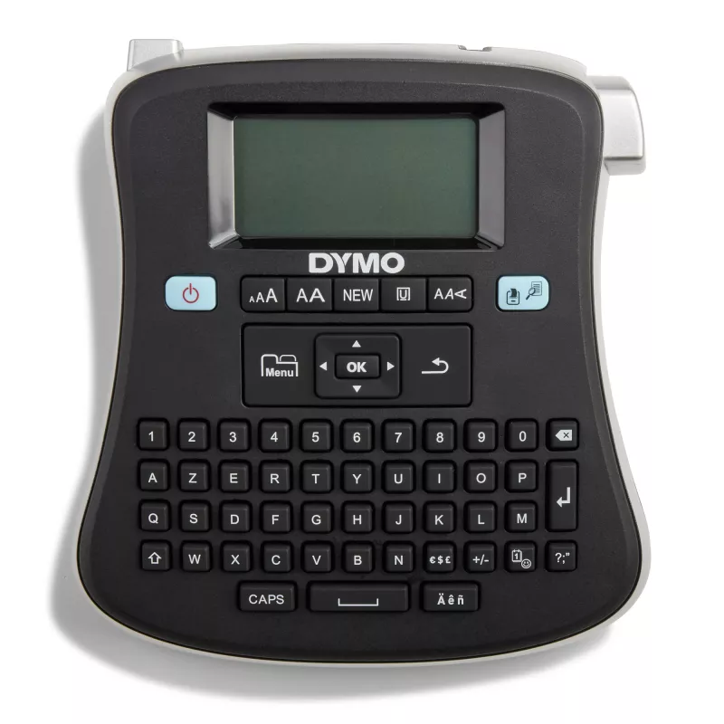 DYMO LabelManager ® ™ 210D - AZY, AZERTY, D1, termiskā pārnese, 180 x 180 DPI, 12 mm/sek, melns, sudrabains