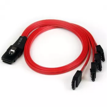 StarTech.com 50 cm SFF-8087 uz 4x SATA - iekšējais Mini SAS uz SATA reversais kabelis