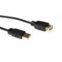 ACT USB 2.0 A vīriešu - USB A sieviešu melns 0,50 m