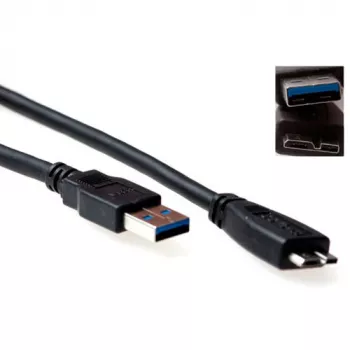 USB 3.0 A vīrišķais - USB micro B vīrišķais 0,50 m ACT SB3028