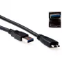 USB 3.0 A vīrišķais - USB micro B vīrišķais 0,50 m ACT SB3028