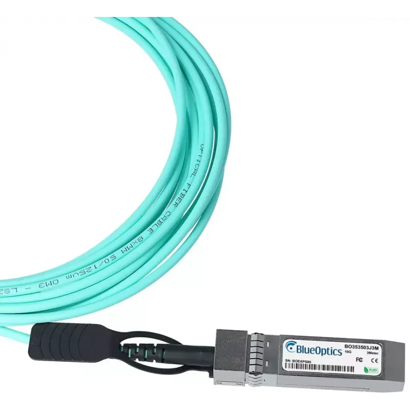 BlueOptics SFP-10G-AOC1M-BO InfiniBand/optiskās šķiedras kabelis 1 m SFP+