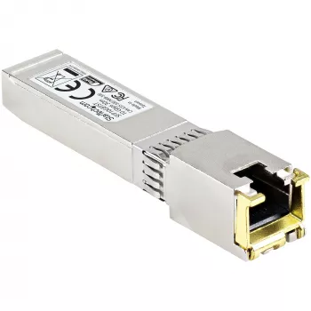 StarTech.com MSA saderīgs SFP+ raiduztvērēja modulis - 10GBASE-T~MSA nekodēts SFP+ modulis - 10GBASE-T - SFP uz RJ45 Cat6/Cat5e - 10GE gigabitu Ethernet SFP+ - RJ-45 30m