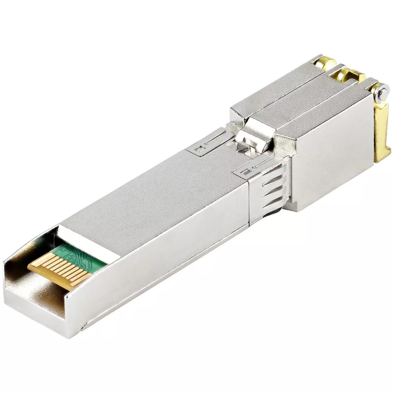 StarTech.com MSA saderīgs SFP+ raiduztvērēja modulis - 10GBASE-T~MSA nekodēts SFP+ modulis - 10GBASE-T - SFP uz RJ45 Cat6/Cat5e - 10GE gigabitu Ethernet SFP+ - RJ-45 30m