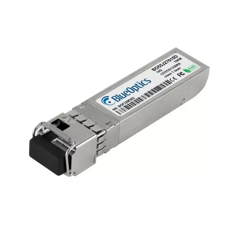 SFP+ optiskais raiduztvērējs BLUEOPTICS SFP10G-BX1270-BO, 10 Gbit/s, 3,3 V, metāla korpuss